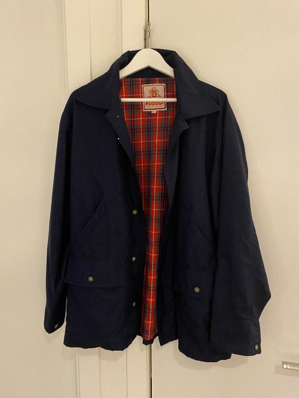 vintage baracuta light weight casual jacket size medium